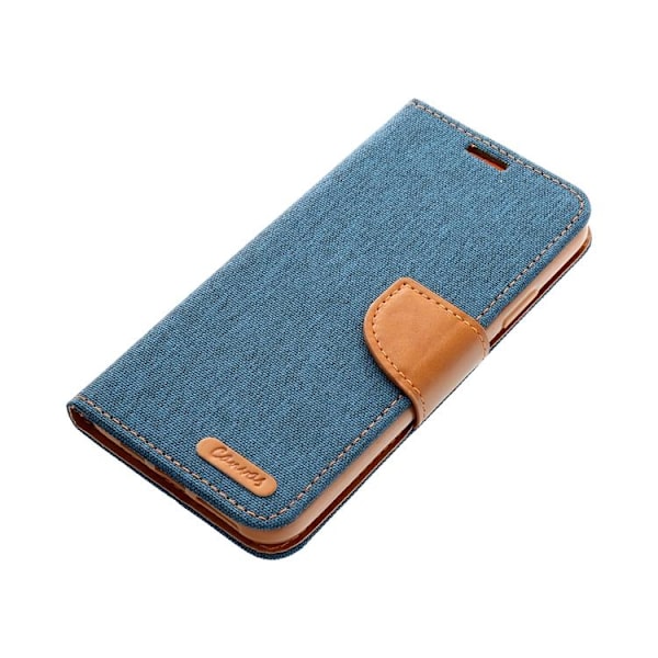 CANVAS Plånboksfodral För Galaxy A54 5G - Marinblå