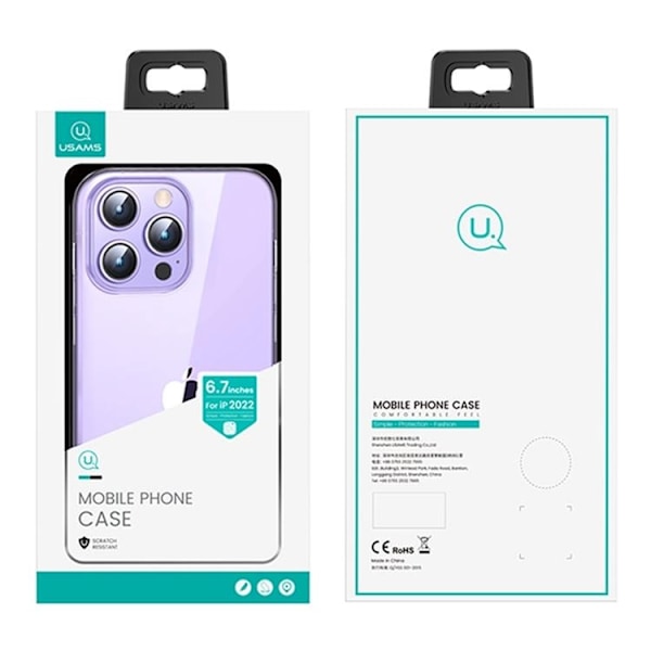 USAMS iPhone 14 Pro Skal US-BH796 Flexible - Clear