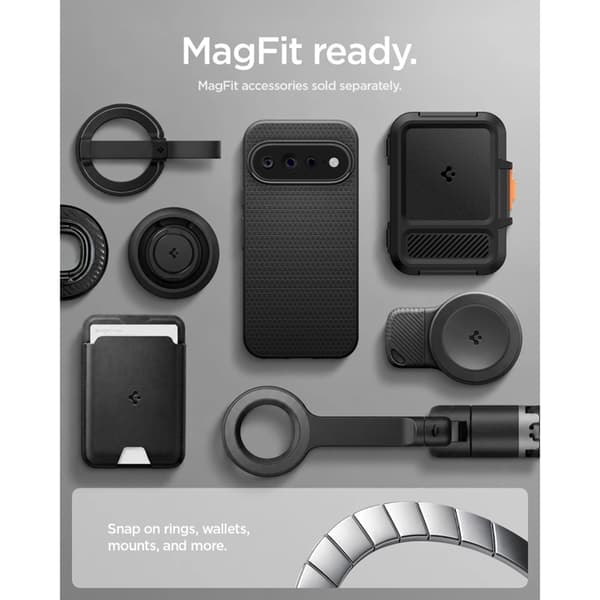 Spigen Mobilskal För Google Pixel 11 Pro Magsafe Liquid Air - Matt Svart