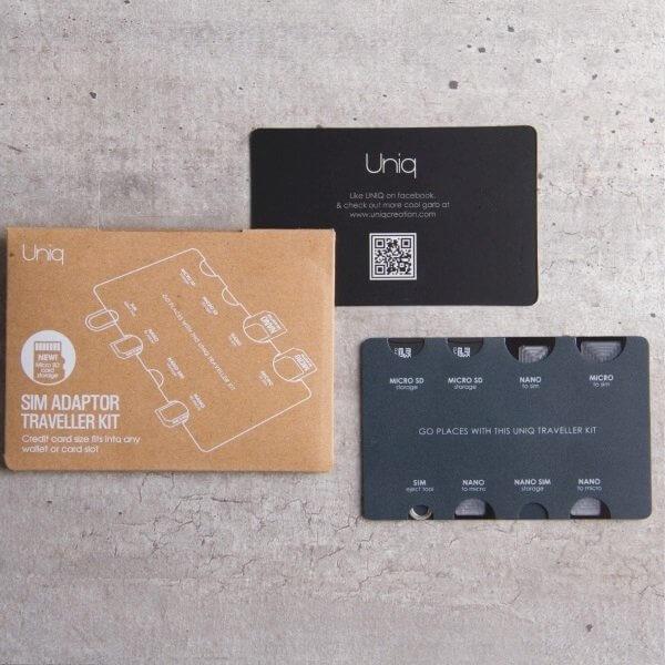 UNIQ Sim Adapter Traveling Kit 7 i 1 organizer