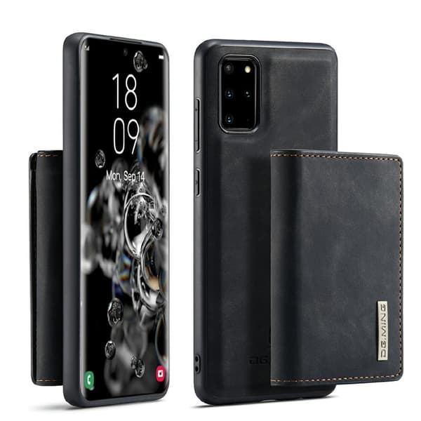 DG.MING Magnetiskt Plånboksfodral för Samsung Galaxy S20 Plus - Svart