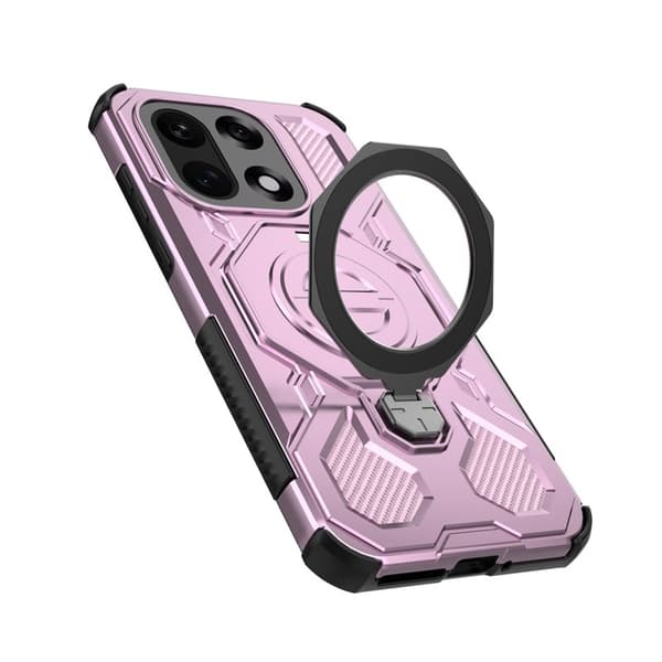 Mobilskal till OnePlus 15 5G Plast Stötsäker Med Kickstand - Rosa Rosa