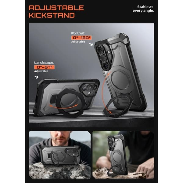 SupCase Mobilskal Til Galaxy S26 Magsafe UB Grip Svart