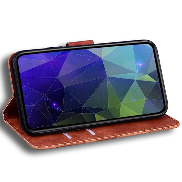 Plånboksfodral för Samsung Galaxy S26 Plus Konstläder - Brun