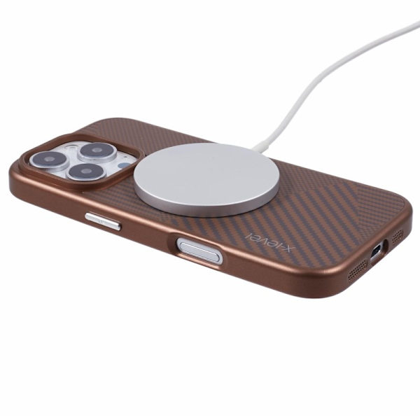 X-LEVEL Mobilskal till iPhone 16 Pro Max Magnetisk Guld