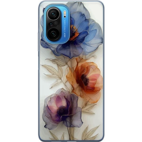 Mobilskal till Xiaomi Poco F3 med Silkesblommor
