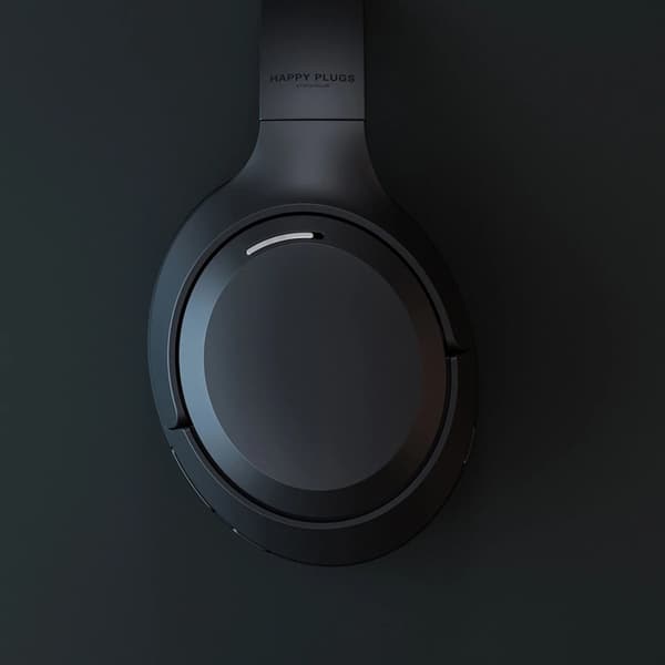Happy Plugs Over-Ear Trådløse Øretelefoner Play Lite - Sort Black