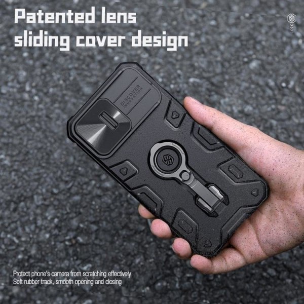 Nillkin iPhone 14 Pro Case Ring Holder Armor Pro - Grøn