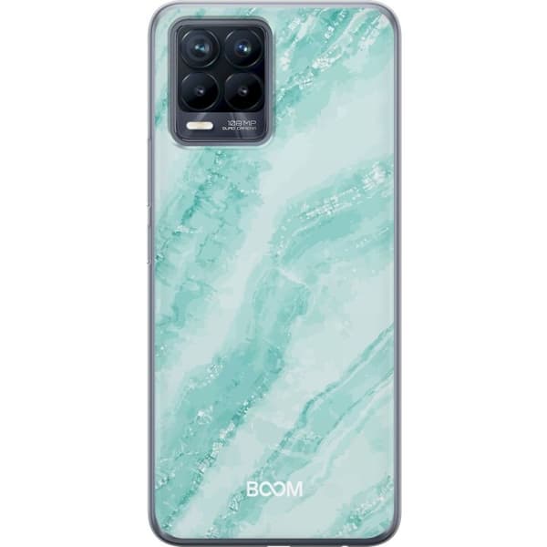 Mobilcover til Realme 8 med Mint Marble