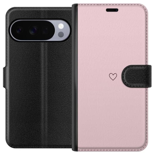 Plånboksfodral till Google Pixel 10 Pro XL med Litet Hjärta