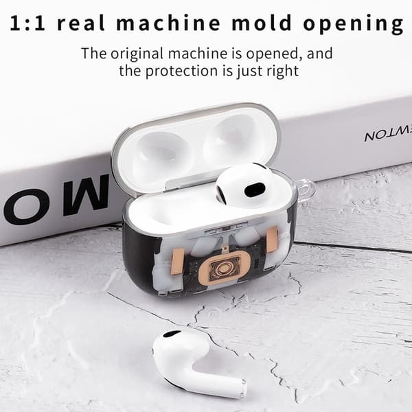 Mobilskal till AirPods Pro 3 Mechanical Structure TPU Drop-Proof Flerfärgad