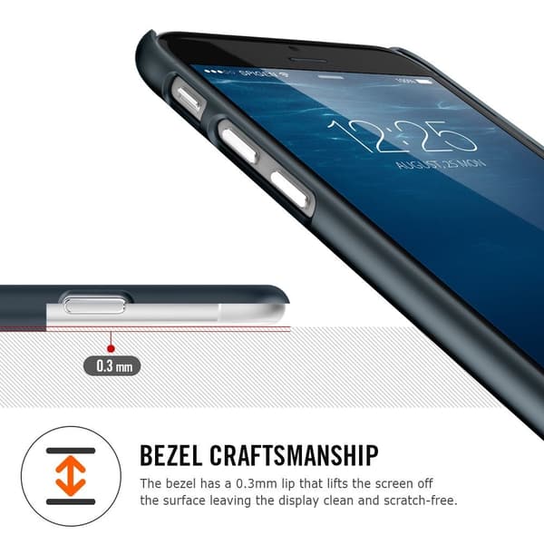 SPIGEN Thin Fit Skal till Apple iPhone 6(S) Plus (Crystal Clear) Transparent