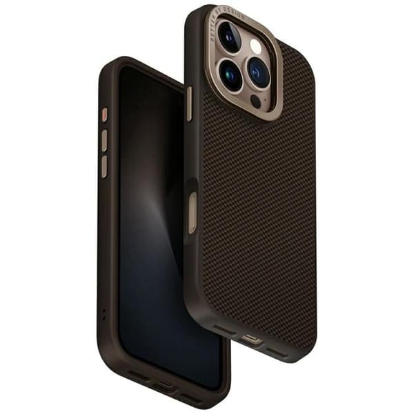 UNIQ Telefontaske til iPhone 16 Pro MagSafe Keva Max - Brun Brun
