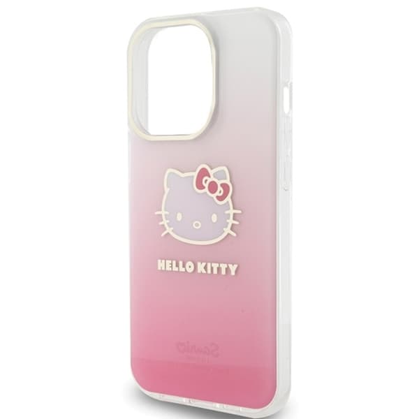 Hello Kitty Mobilskal till iPhone 14 Pro Kitty Head - Rosa Rosa