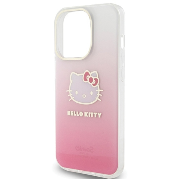 Hello Kitty Telefontaske til iPhone 14 Pro Kitty Head - Lyserød Rosa