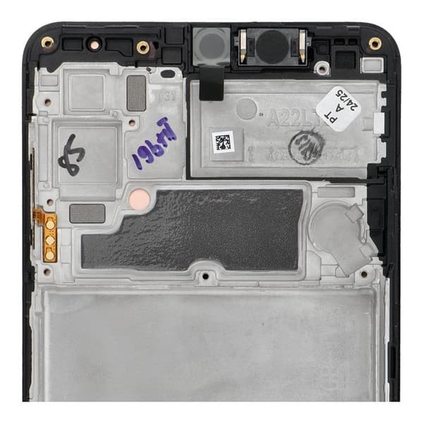 Galaxy A22 4G Skärm med LCD-display A225F Service Pack Black