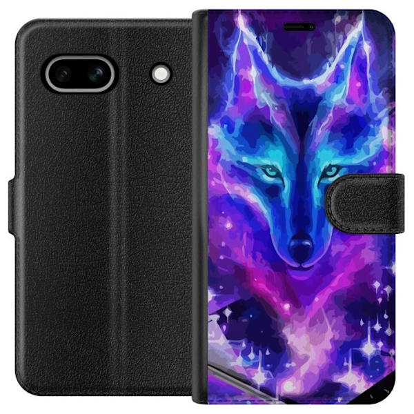 Plånboksfodral till Google Pixel 7a med Neon Varg