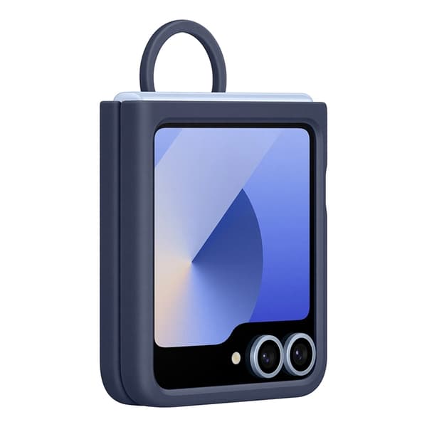 Mobilskal till Samsung Galaxy Z Flip 6 Silikon - Marinblå Blå