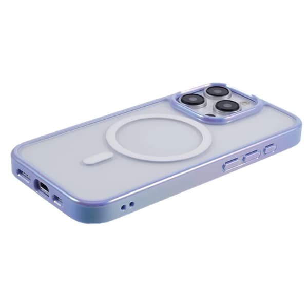 KIGC Mobilskal till iPhone 15 Pro Magsafe Dazzling Color - Lila Lila