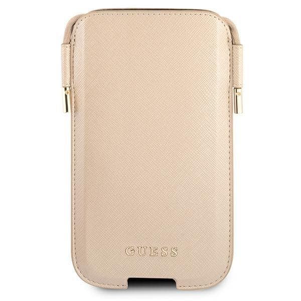 Guess Saffiano halskæde etui 6,1" - guld Yellow