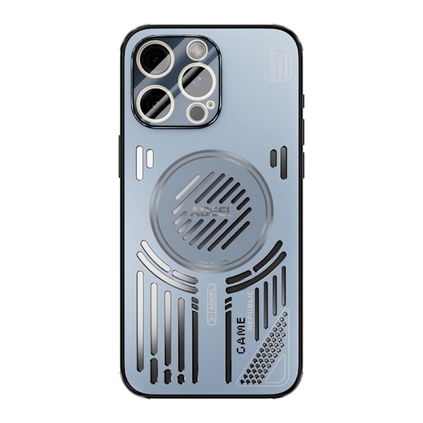 ABEEL Mobilskal till iPhone 13 Pro Max Aluminium + PC + TPU - Blå
