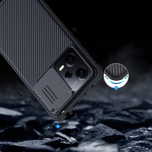 Nillkin Xiaomi Redmi Note 12 Mobilskal Camshield - Svart Svart