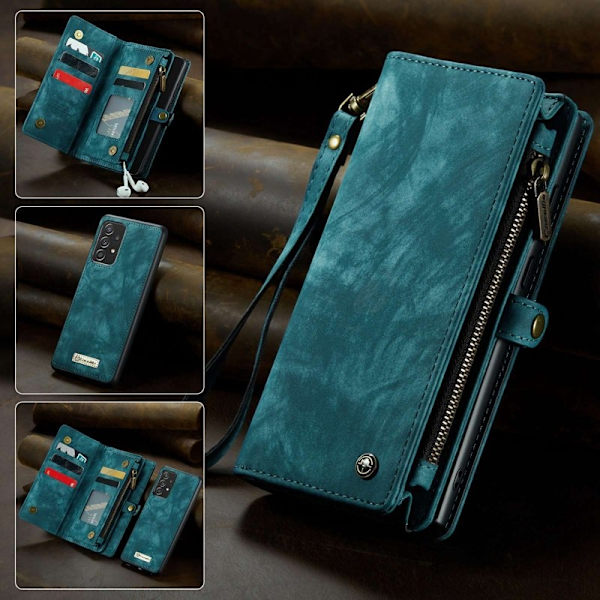 CASEME Multi-function KonstLäder Plånboksfodral Samsung Galaxy A52