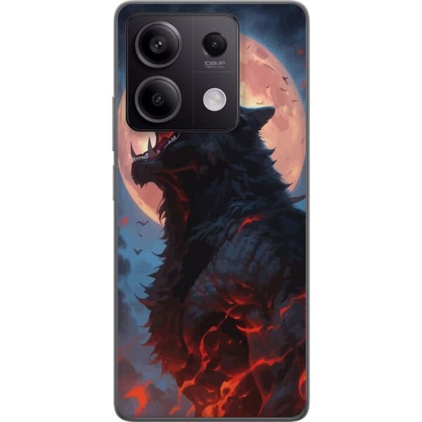 Mobilskal till Xiaomi Redmi Note 13 Pro med Ylande varg