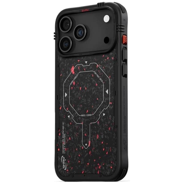 Skinarma telefontaske til iPhone 17 Pro MagSafe Vector - sort Svart