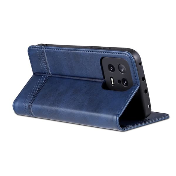 AZNS Xiaomi 13 5G Flip Plånboksfodral Konstläder - Blå