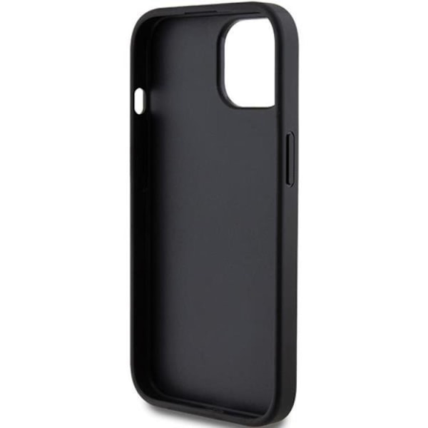 Guess iPhone 15 Mobilskal Glitter Script Big - Svart Svart