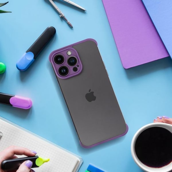 iPhone 12 Pro Max Mobile Cover -minipuskurit - tumman violetti