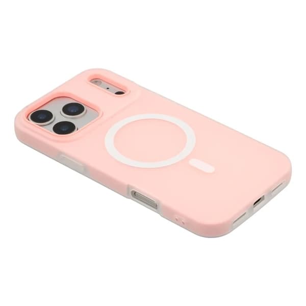 Mobilskal till iPhone 17 Pro Magsafe Frosted - Rosa Rosa