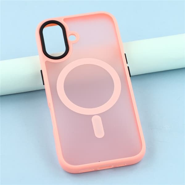 Mobilskal till iPhone 17 MagSafe Skin Touch - Rosa Rosa