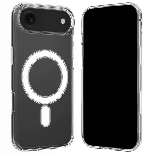 WANLONFENG Mobilskal till iPhone Air MagSafe + [2-Pack] Härdat glas Transparent