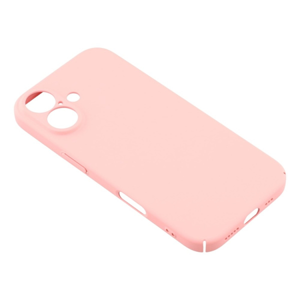 Mobilskal till iPhone 17 Skin-Touch Rubberized Hard PC - Rosa Rosa