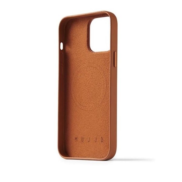 Mujjo iPhone 14 Pro Max Skal Magsafe Full Läder - Tan
