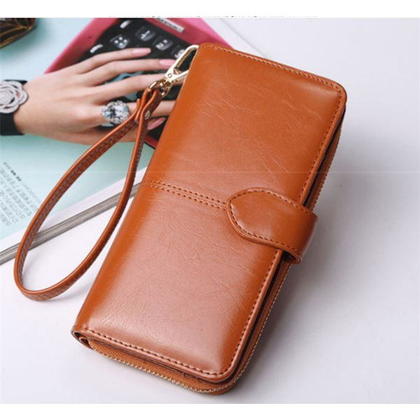 Lynlås Clutch Multipurpose Pung - Brun Brown