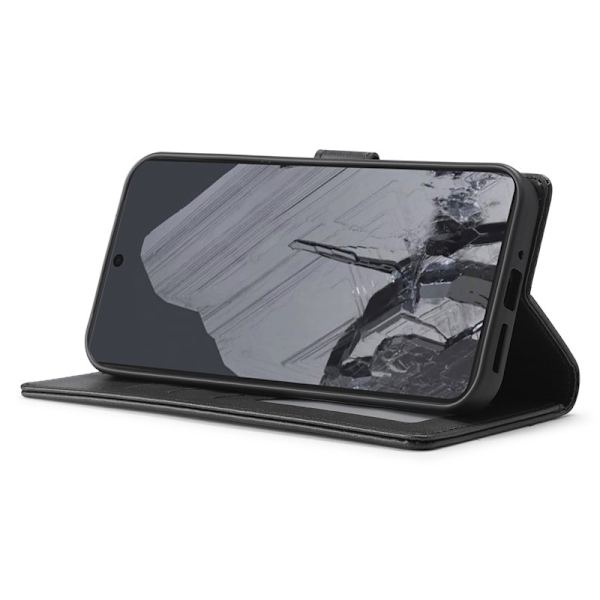 LC.IMEEKE Google Pixel 9 Pro XL Plånboksfodral Konstläder - Svart