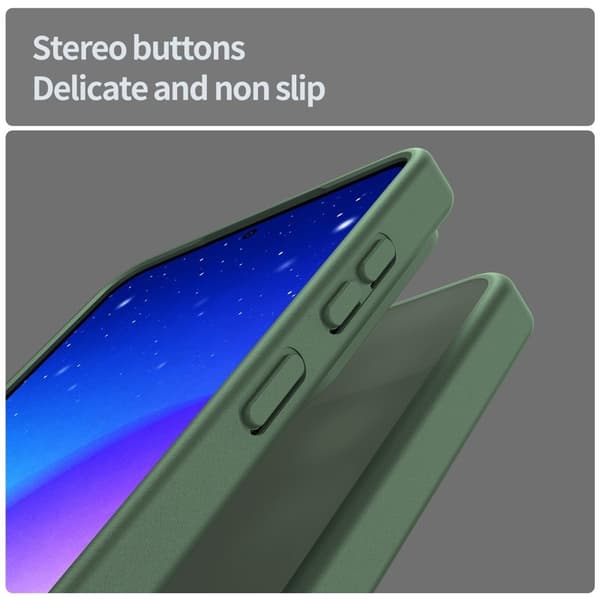 Samsung Galaxy S26 Plus Skal Plast Touch Matte Anti Drop - Olivgrön