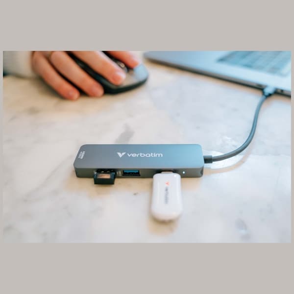 Verbatim Hub USB-C/HDMI/USB-A 3.2/2.0 32155 - Aluminium