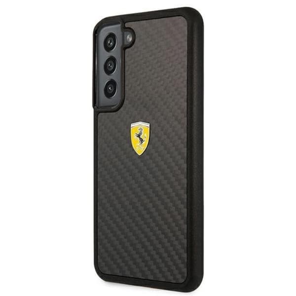 Ferrari On Track Real Carbon Skal Galaxy S22 - Musta Black