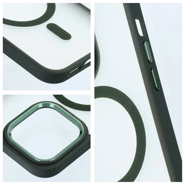 iPhone 15 Plus Mobilskal Magsafe Matte - Grön