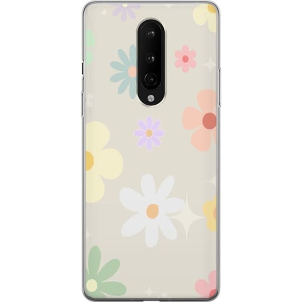 Mobilcover til OnePlus 8 med falmende blomster