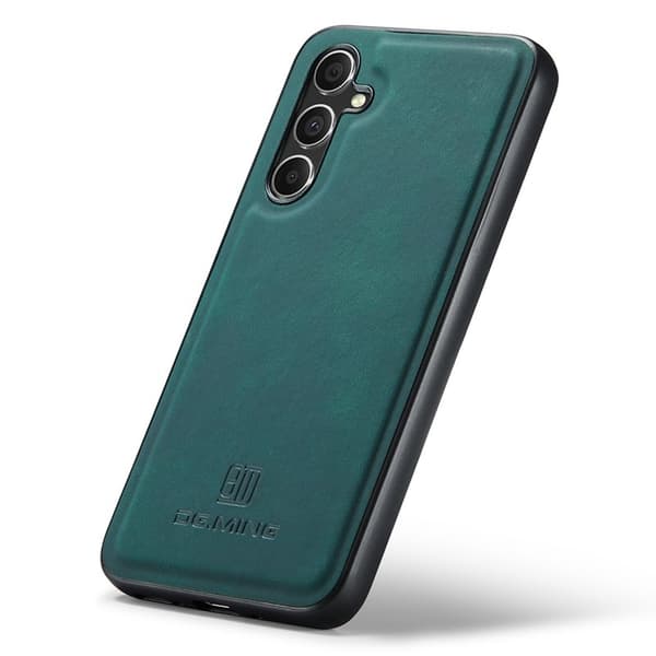 DG.MING Mobilskal till Samsung Galaxy S25+ PU Läder Hybrid Grön