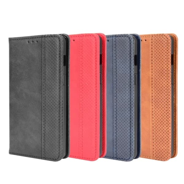 OnePlus Nord 2 5G Plånboksfodral Retro Style Flip Stativ Svart
