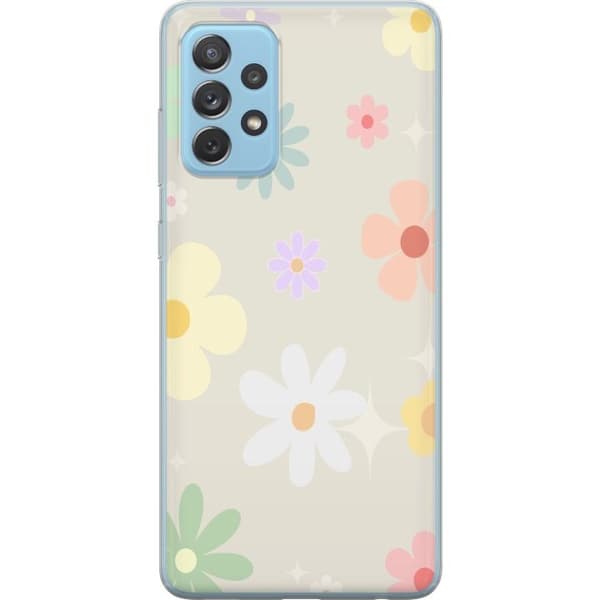 Mobilskal till Samsung Galaxy A52 5G med fejdande blommor