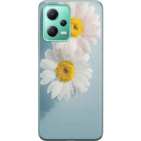 Telefontaske til Xiaomi Redmi Note 12 med sommerblomster