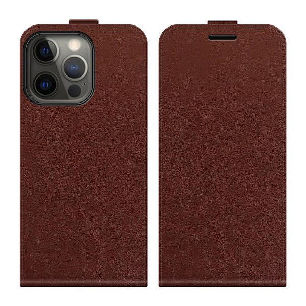 Flipfodral med kortplats till iPhone 13 Pro Max - Brun Brun