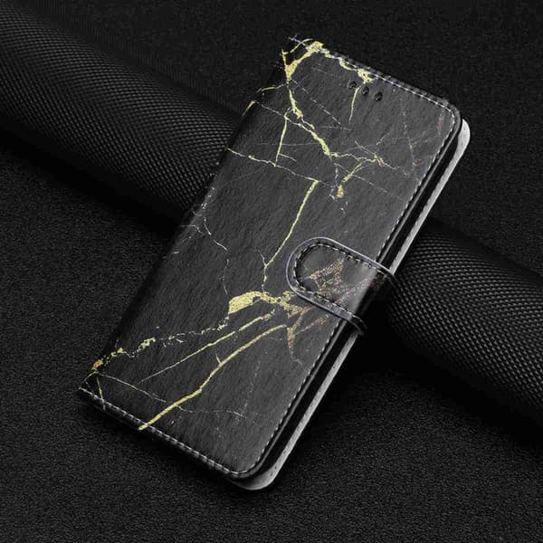 Plånboksfodral för Samsung Galaxy S26 Plus Ställfunktion Konstläder - Svart